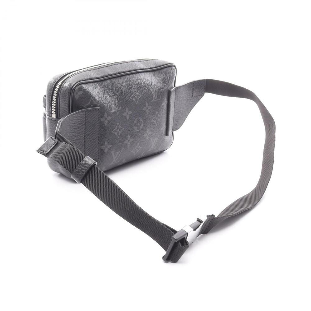 Louis Vuitton Bum Waist Crossbody Bag Body Outdoor Taigarama Black Bum Belt